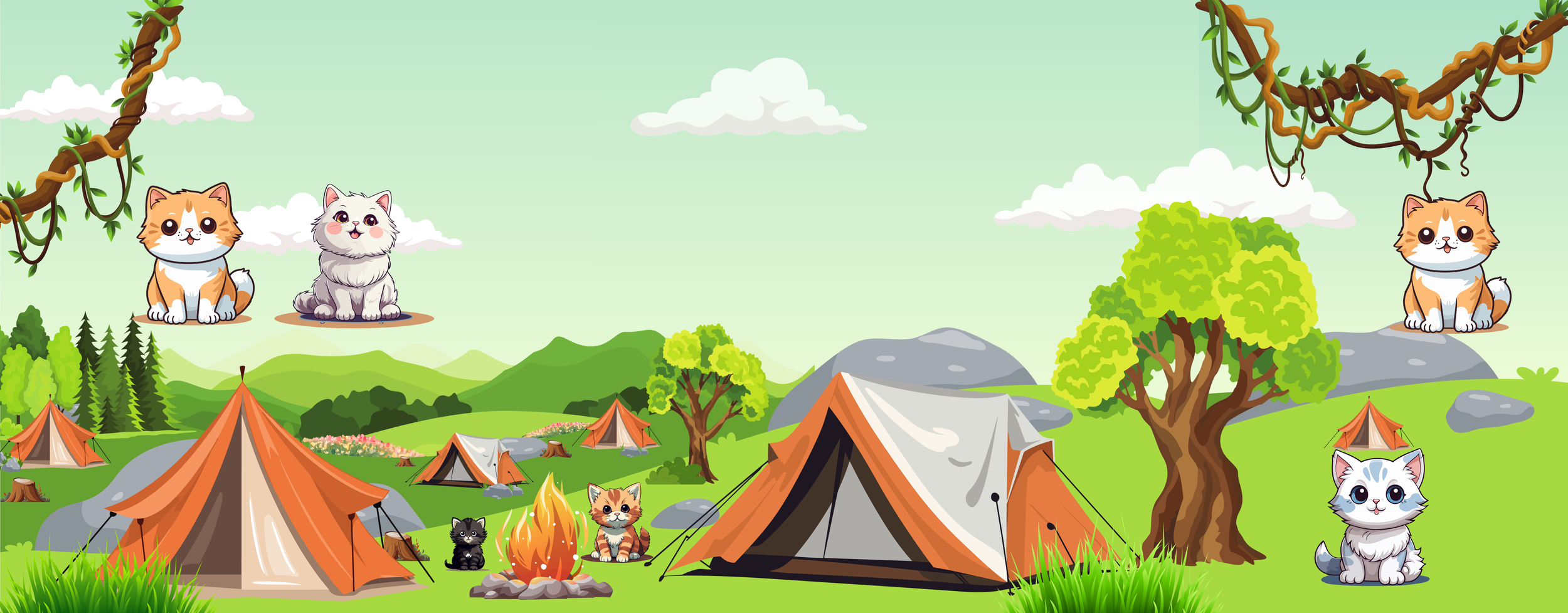 gaming cafe Singapore illustration