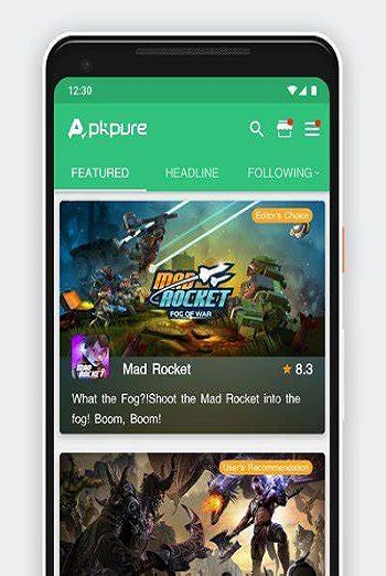 safe APK download options for gaming apps illustration